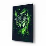 Fantasy-illustration panel bringing mystic glow to a man cave