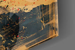 Astronaut panel catching lamp light to reveal its cinematic glow