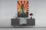 Astronaut Glass Wall Art || Designer Collection.