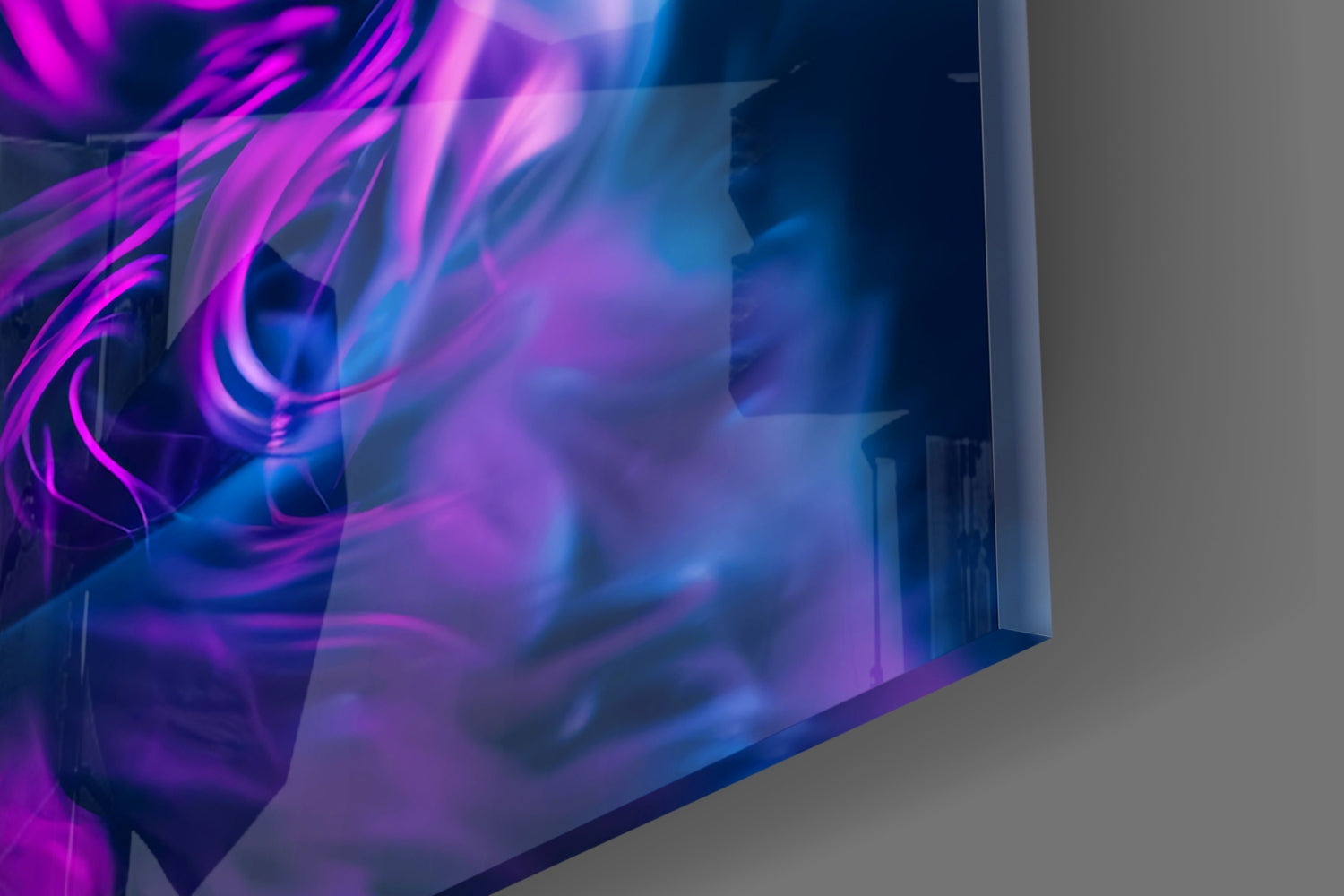 Dog with Glasses Glass Wall Art || Designer Collection.