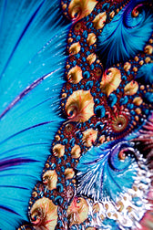 Aurora Spiral Luxe — Impression haptique en relief 3D + laque ultra-brillante