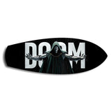 Masked Cloaked Villain Comic Glass Wall Art.
