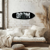 Masked Cloaked Villain Comic Glass Wall Art.