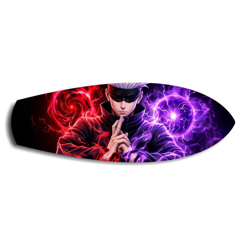 Anime Sorcerer Dual Magic Glass Wall Art.