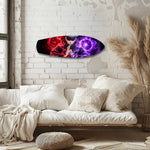 Anime Sorcerer Dual Magic Glass Wall Art.