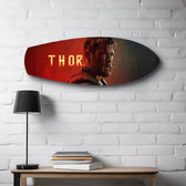 Nordic Hero Movie Poster Glass Wall Art.