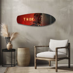 Nordic Hero Movie Poster Glass Wall Art.