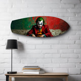 Sinister Clown Comic Pop Art Glass Wall Art.