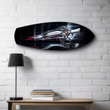 Futuristic Sci-Fi Rifle Glass Wall Art.