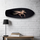 Dark Horned Creature Fantasy Glass Wall Art.