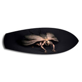 Dark Horned Creature Fantasy Glass Wall Art.