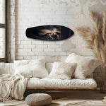 Dark Horned Creature Fantasy Glass Wall Art.