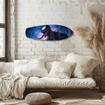 Dark Symbiote Anti-Hero Glass Wall Art.