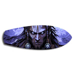 Tribal Chief Warrior Comic Glass Wall Art.