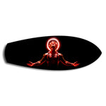 Anime Demon King Red Halo Glass Wall Art.