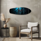 3D Spider Web Glass Wall Art.