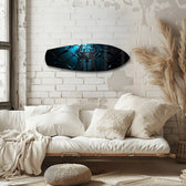 3D Spider Web Glass Wall Art.