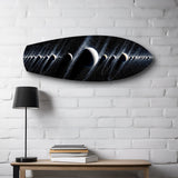 Planetary Alignment Galaxy Glass Wall Art.