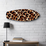 Leopard Print Glass Wall Art.