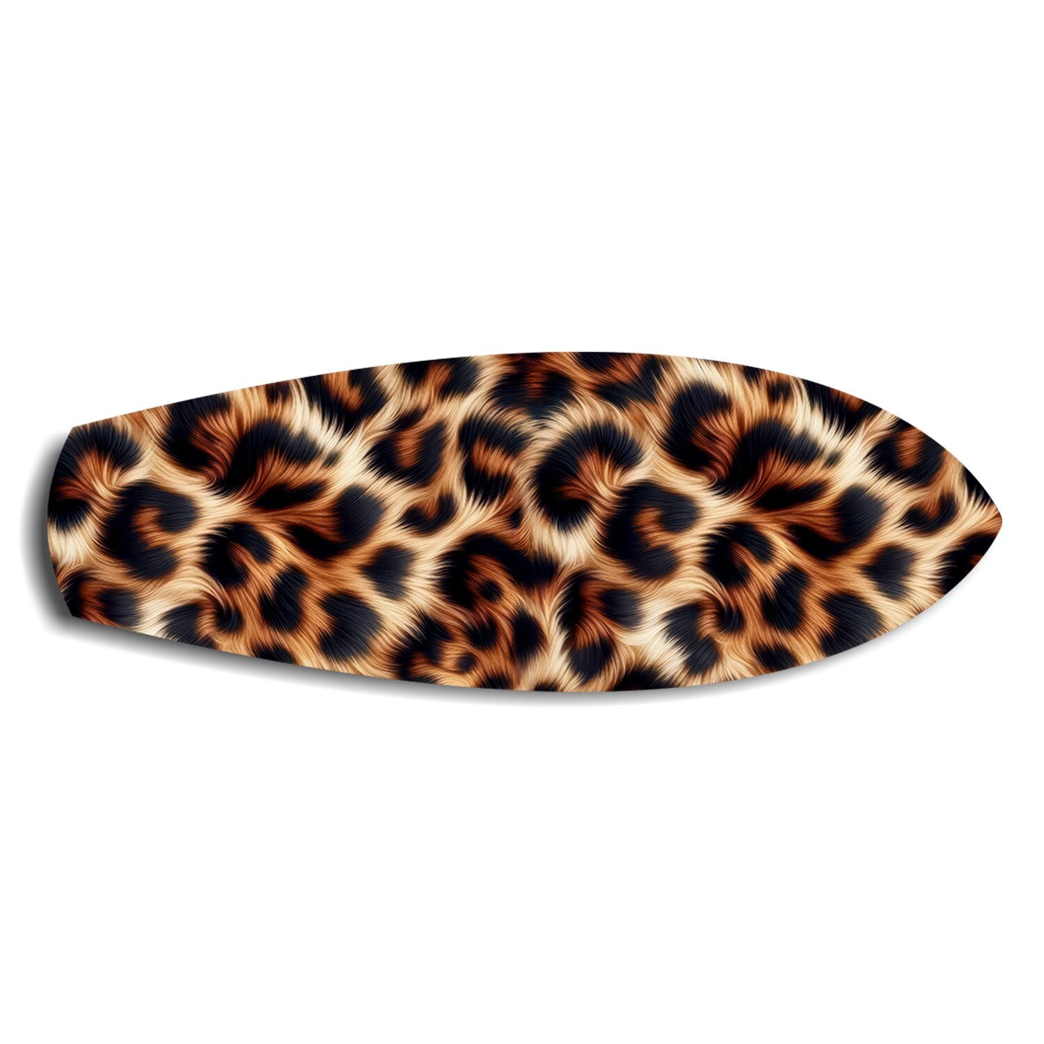 Leopard Print Glass Wall Art.