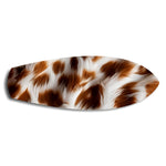 Cow Hide Texture Glass Wall Art.