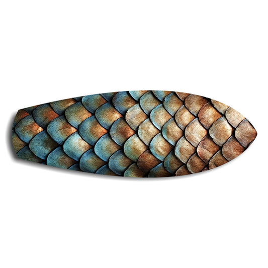 Dragon Scale Texture Glass Wall Art.