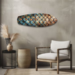 Dragon Scale Texture Glass Wall Art.