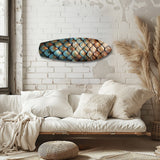 Dragon Scale Texture Glass Wall Art.