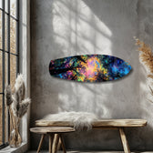 Psychedelic Forest Canopy Glass Wall Art.