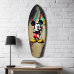 Graffiti Mouse Pop Art Glass Wall Art.