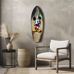 Graffiti Mouse Pop Art Glass Wall Art.