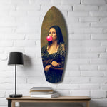 Renaissance Bubble Gum Pop Art Tempered Glass Wall Art.