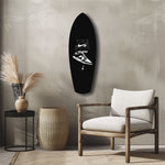 Iconic Black White Sneaker Pop Art Glass Wall Art.