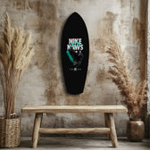 Teal Sole Sneaker Streetwear Pop Art Glass Wall Art.