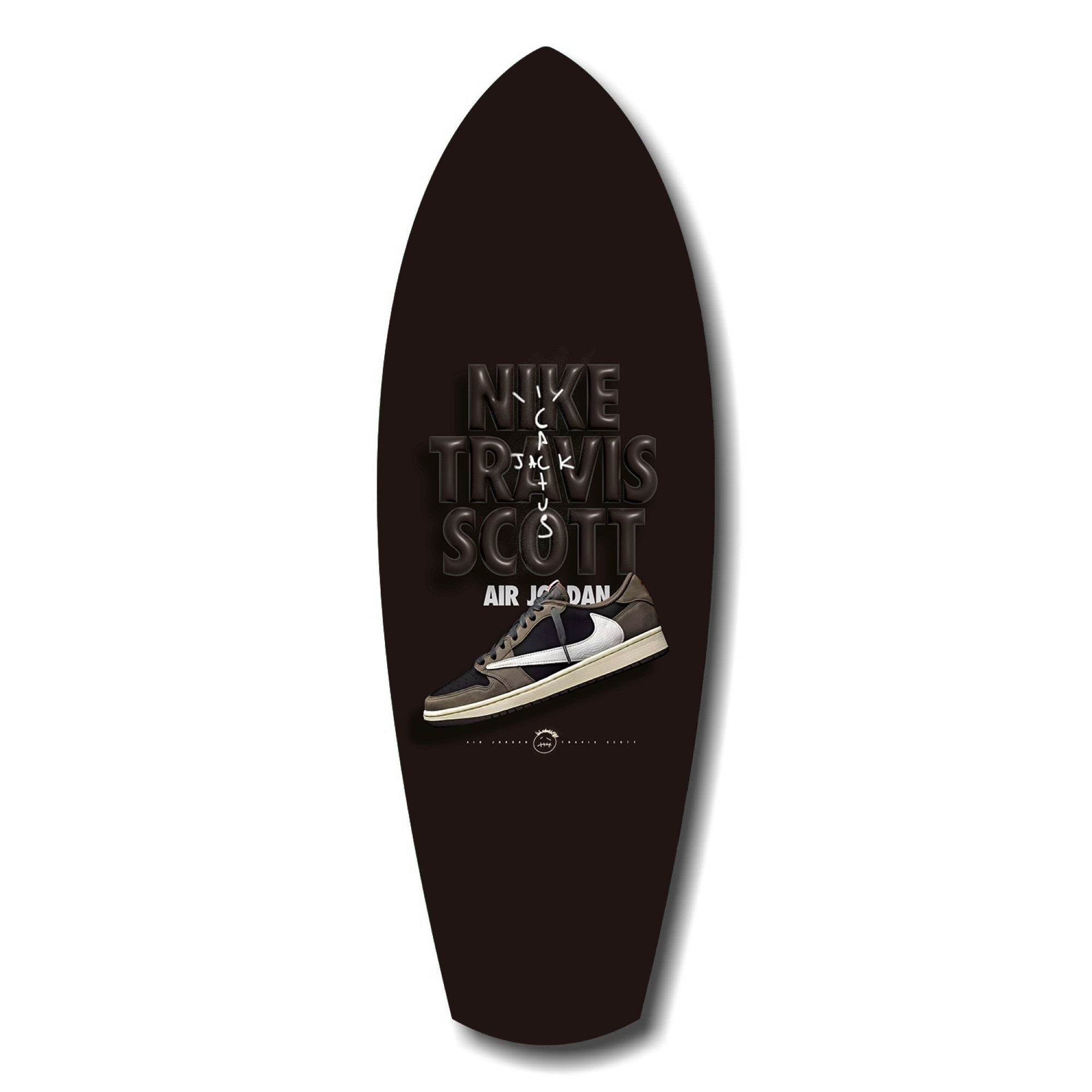 Brown Sneaker Hip Hop Pop Art Glass Wall Art.