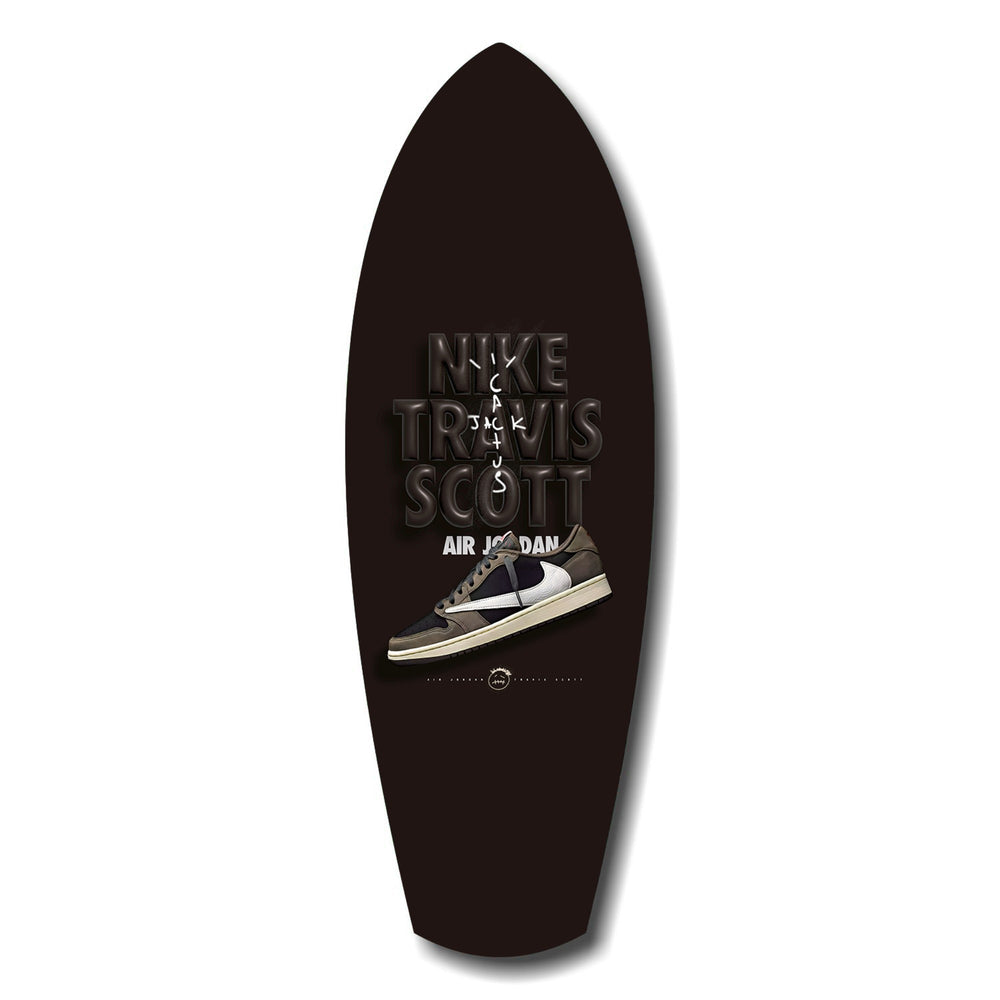 Brown Sneaker Hip Hop Pop Art Glass Wall Art.