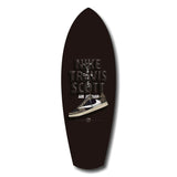 Brown Sneaker Hip Hop Pop Art Glass Wall Art.