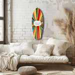 Positive Energy Sunburst Folk Art Glass Wall Art.
