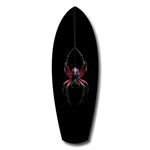 Hanging Spider Dark Macro Glass Wall Art.
