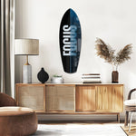 Focus Typography Split Motivational Glass Wall Art.