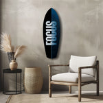 Focus Typography Split Motivational Glass Wall Art.