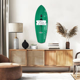 Alien Sign Quirky Humor Illustration Glass Wall Art.