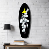 Anime Fighter Bandage Hands Manga Glass Wall Art.