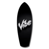 Vibe Feather Typography Minimal Glass Wall Art.