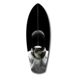 Fencer Mask Sword Athletic Glass Wall Art.
