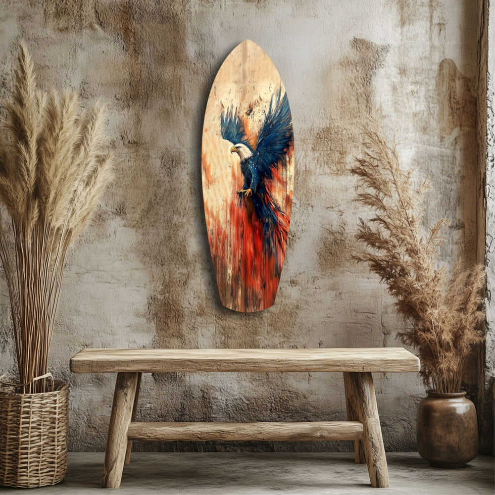 American Eagle Glass Wall Art.