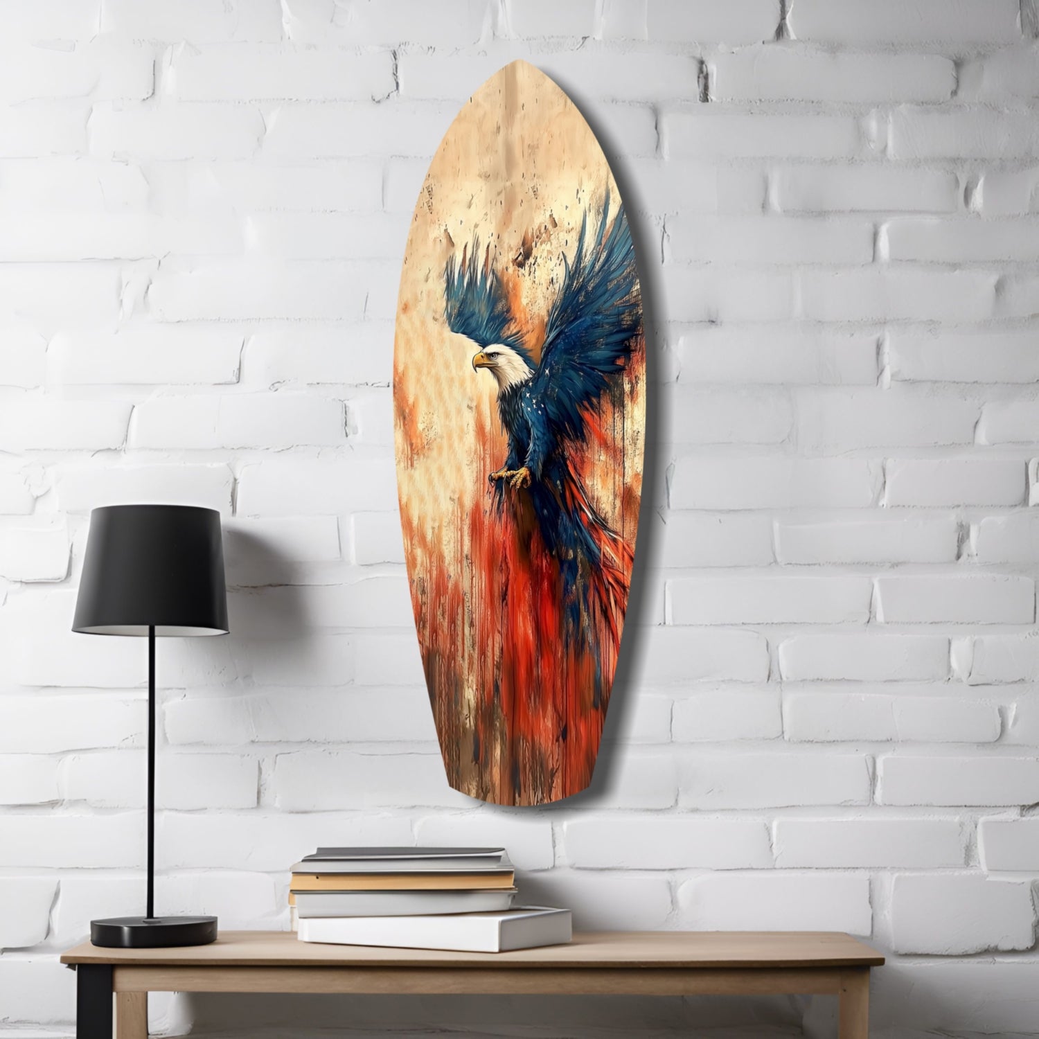 American Eagle Glass Wall Art.