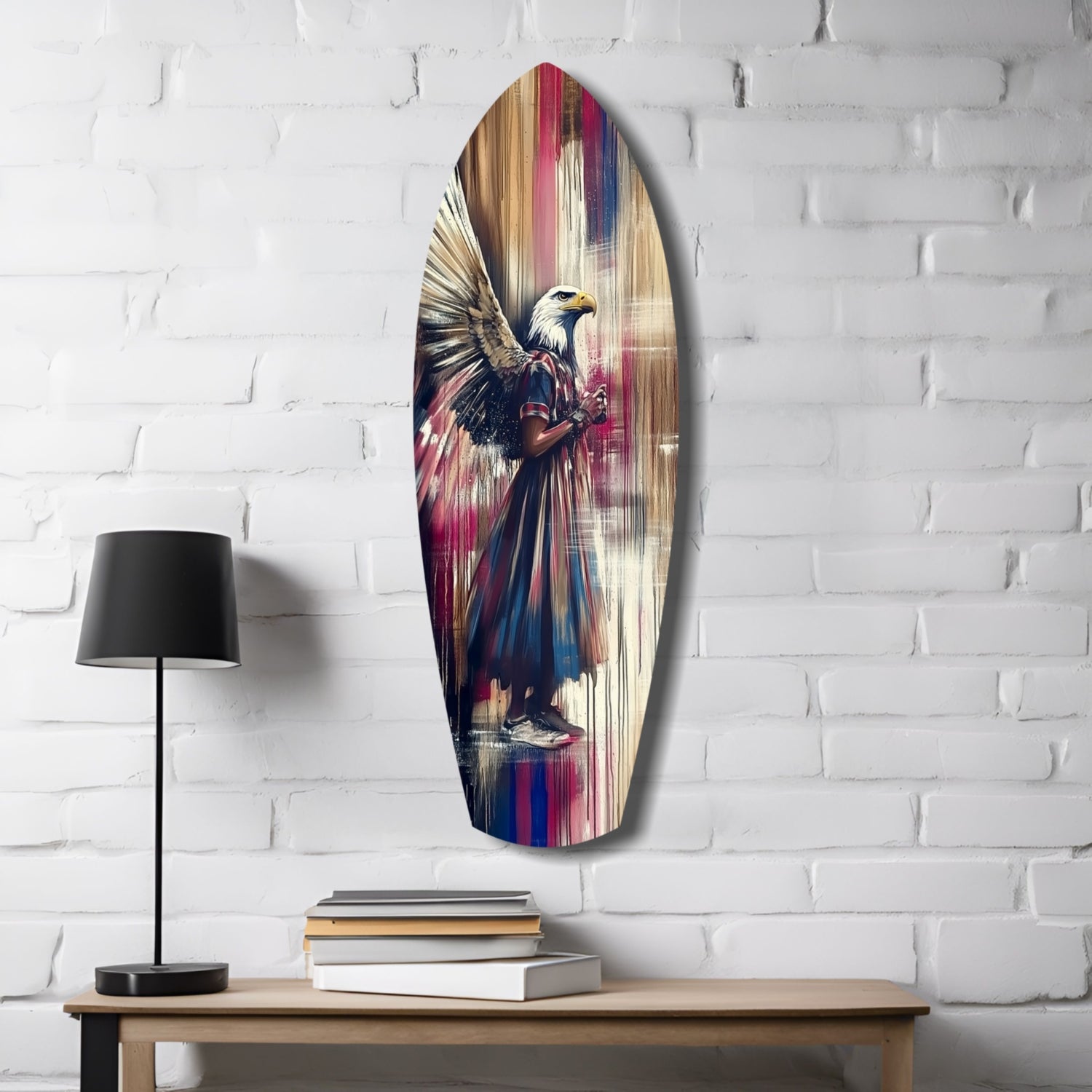 American Eagle Glass Wall Art.
