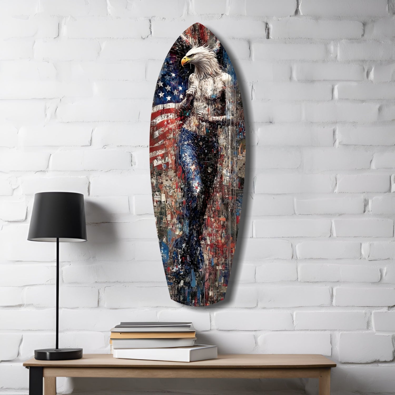 Eagle Glass Wall Art.