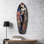 Eagle Glass Wall Art.